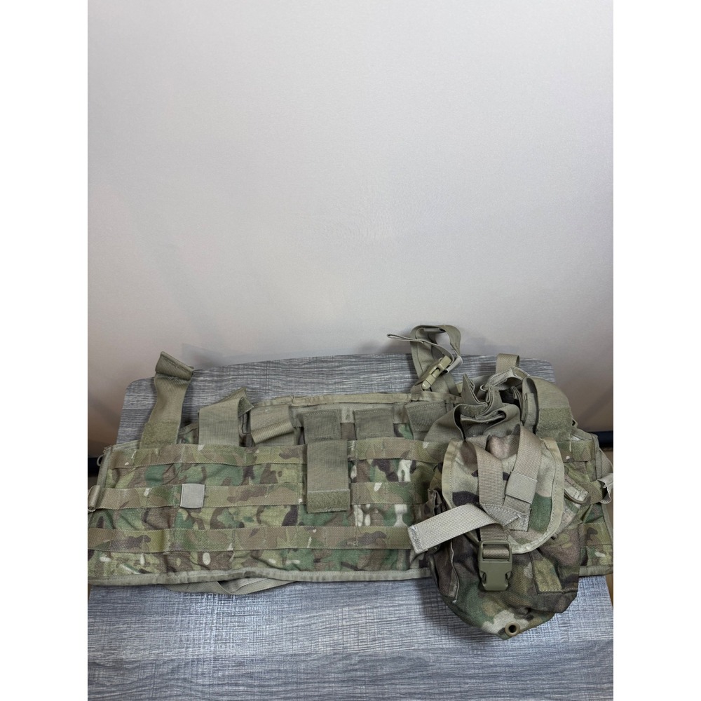 Multicam OCP Tactical Chest Rig Modular Load Bearing Vest with Pouches Camo